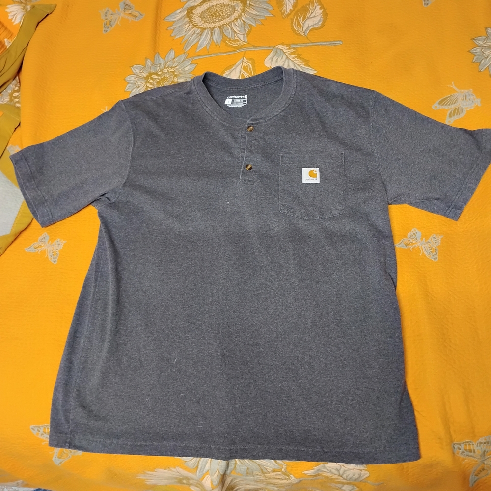 Carhartt Gray Men's Henley Shirt